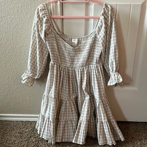 Cream Ruffle MABLE Dress